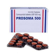 Prosoma 500mg Tablets - Carisoprodol - It's Uses, Dosage, Side Effects