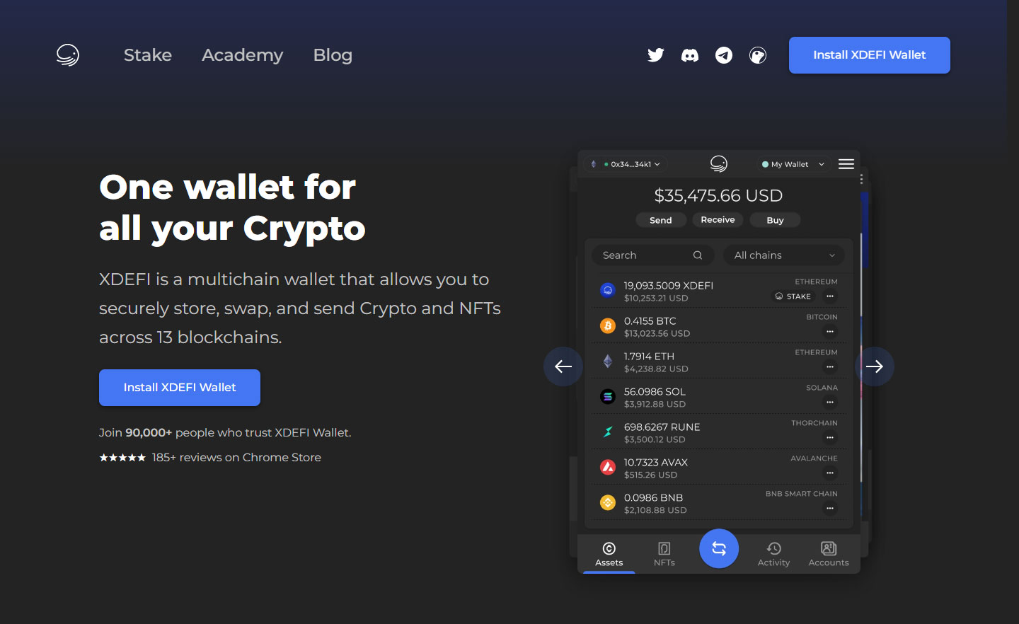 XDEFI Wallet | DeFi and NFT Wallet Extension