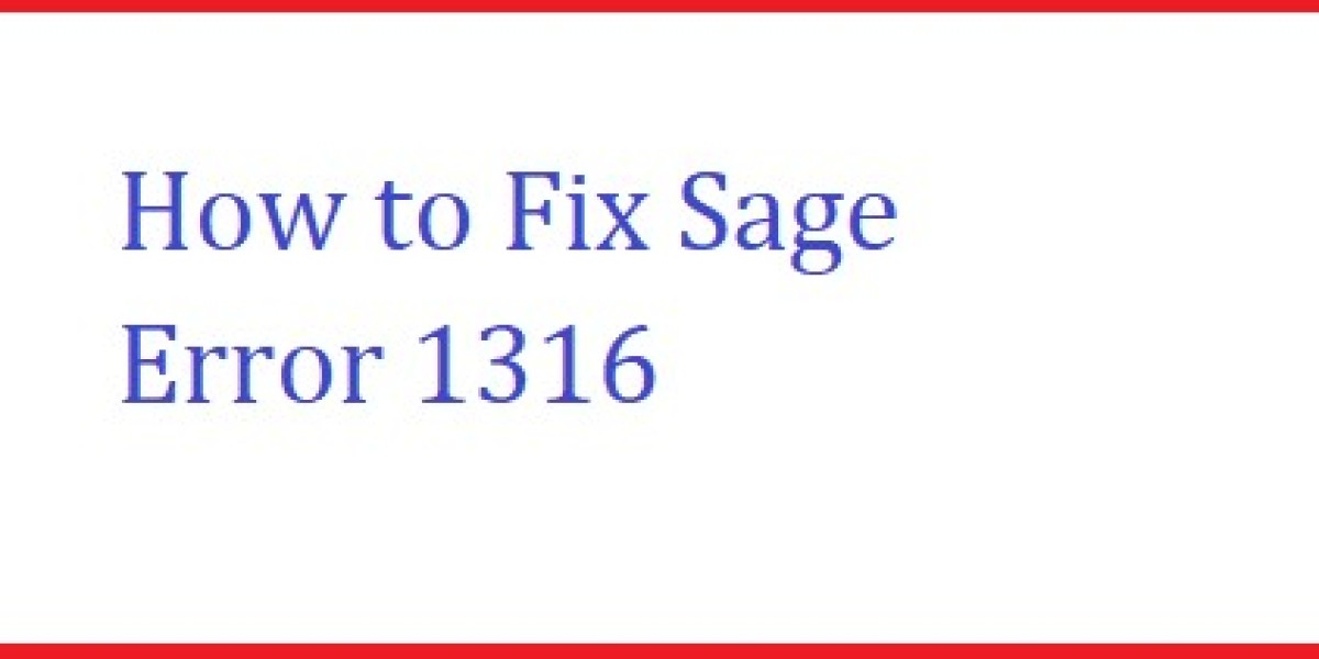 How to Fix Sage Error 1316