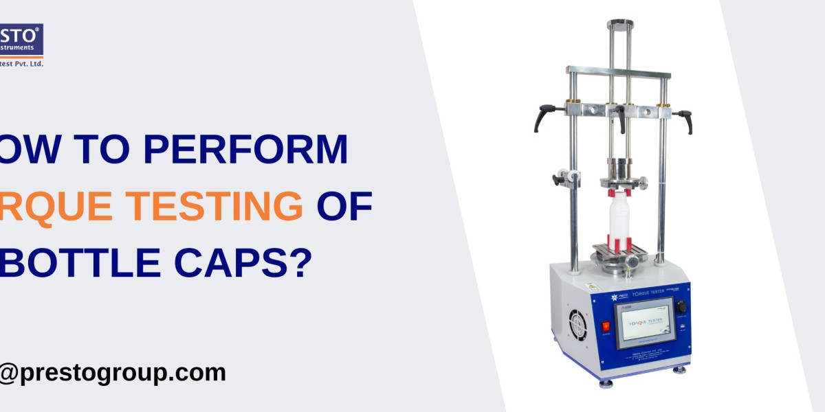 How to perform torque testing of bottle caps?