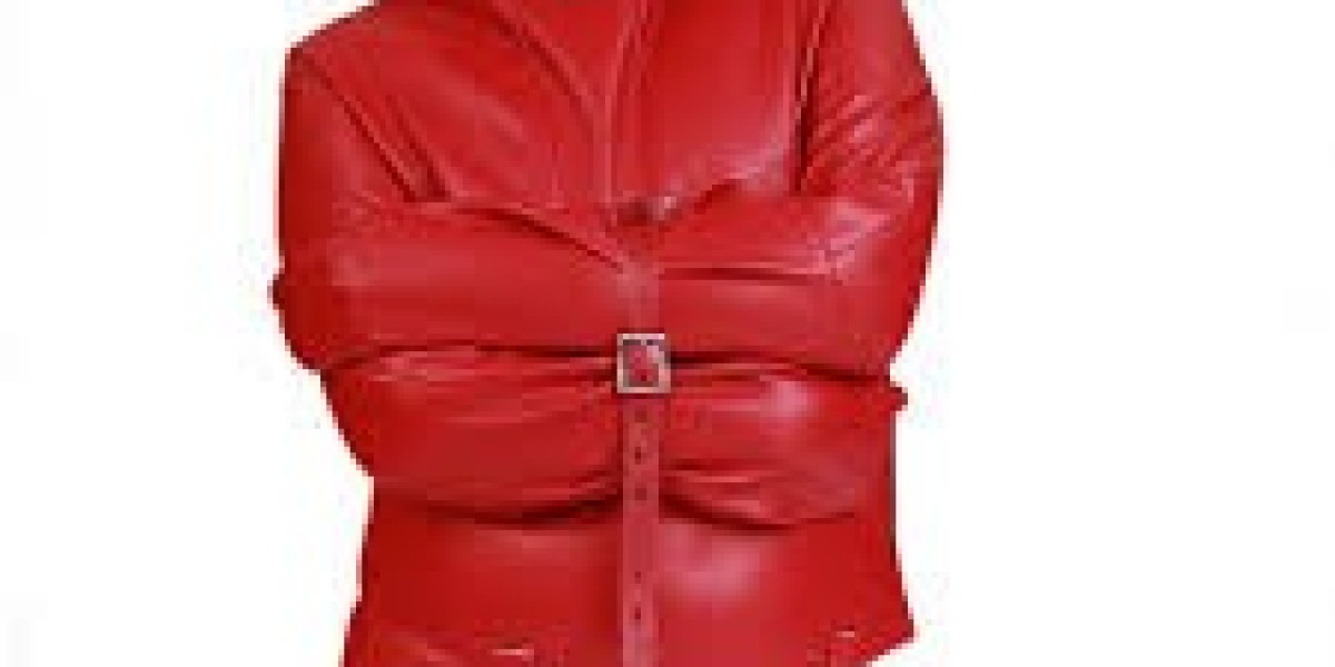 Exploring the World of Sensual Freedom: The Red and Black Leather Bondage Straitjacket Body Binder