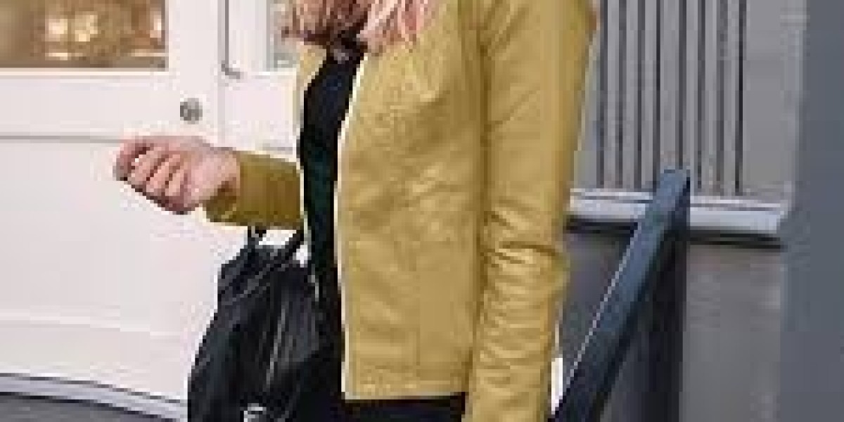 The Timeless Elegance of a Ladies Tan Leather Blazer Jacket: Classic, Stylish, and Irresistible