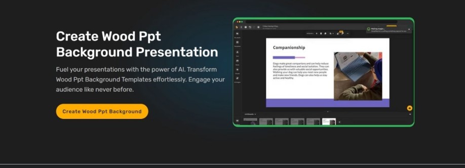 Wood Ppt Background Cover Image