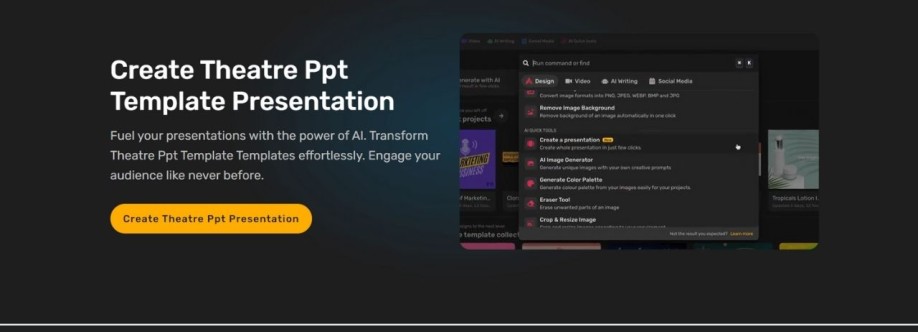 Theatre Ppt Template Cover Image
