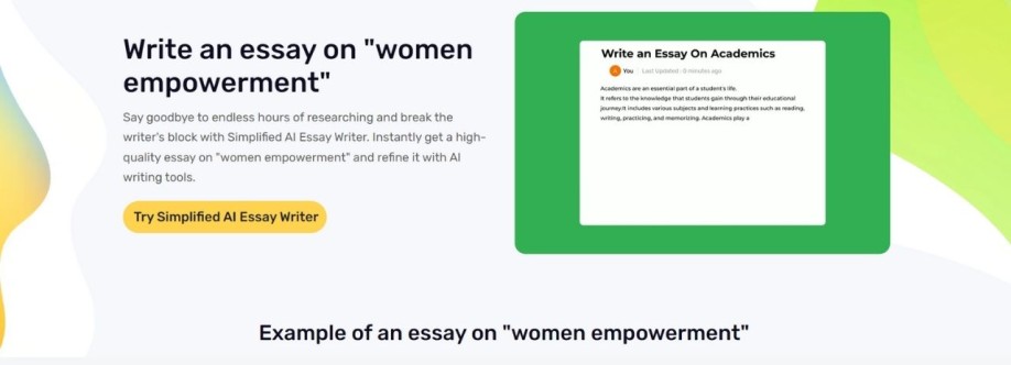 Women Empowerment Essay Writer Cover Image