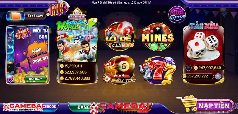 Game bài đổi thưởng uy tín cho Mobi đánh nhiều nhất 2024