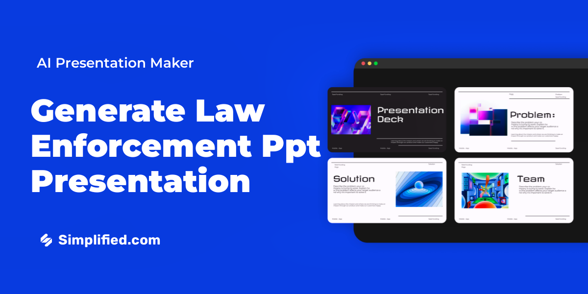 Free Law Enforcement Ppt Presentation Template