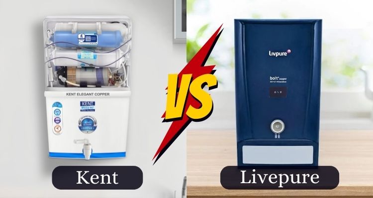 Kent vs Livepure RO Water Purifier, Which is Better? - Aquafresh RO Purifier