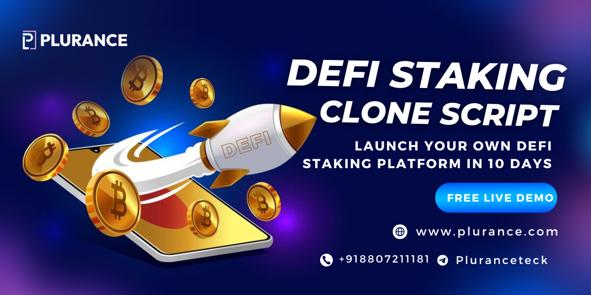 DeFi Staking Clone Script | Whitelabel DeFi Staking Clone Software