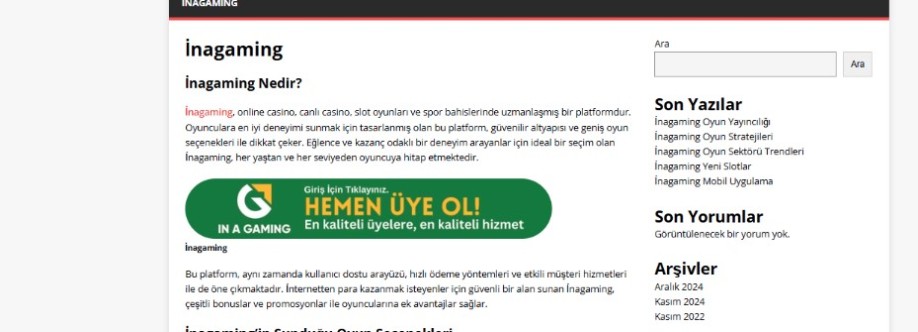 inayatirim Cover Image