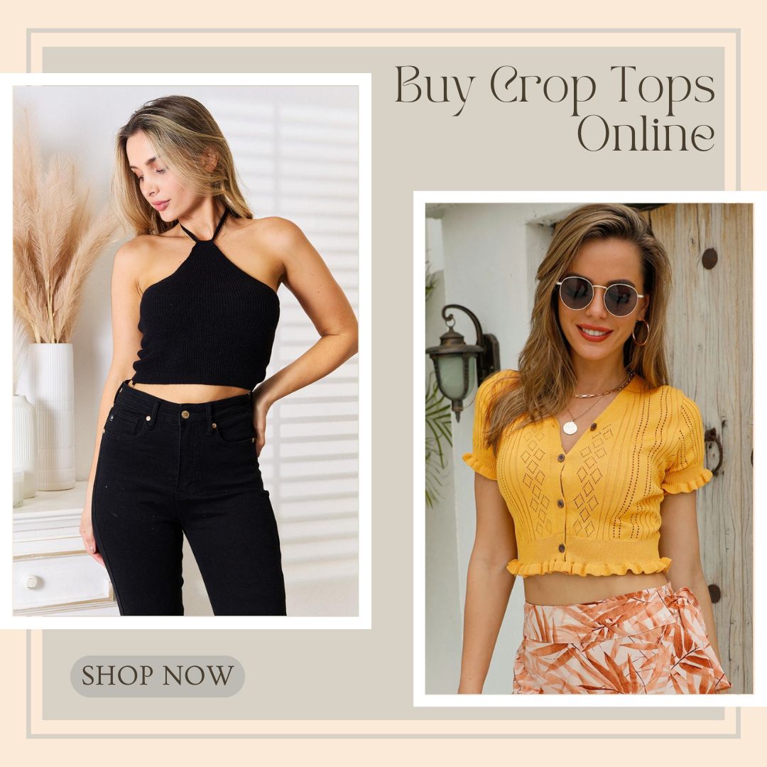 Buy Crop Tops Online: The Hottest Styles for 2025 & How to Style Them – Trendy Canvas CO