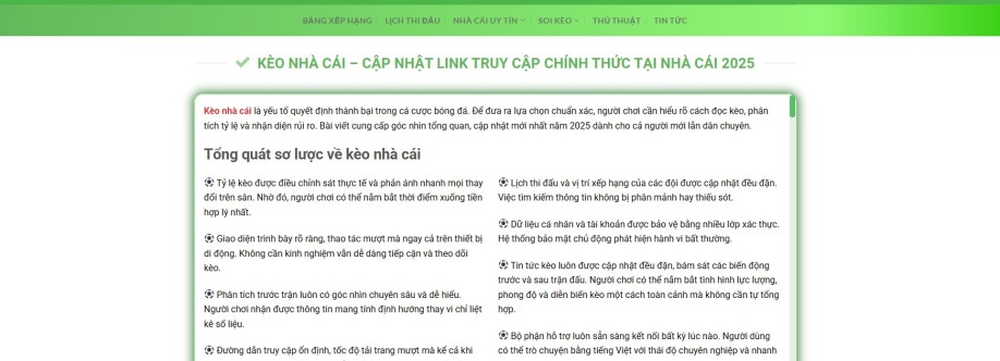 Kèo Nhà Cái Cover Image