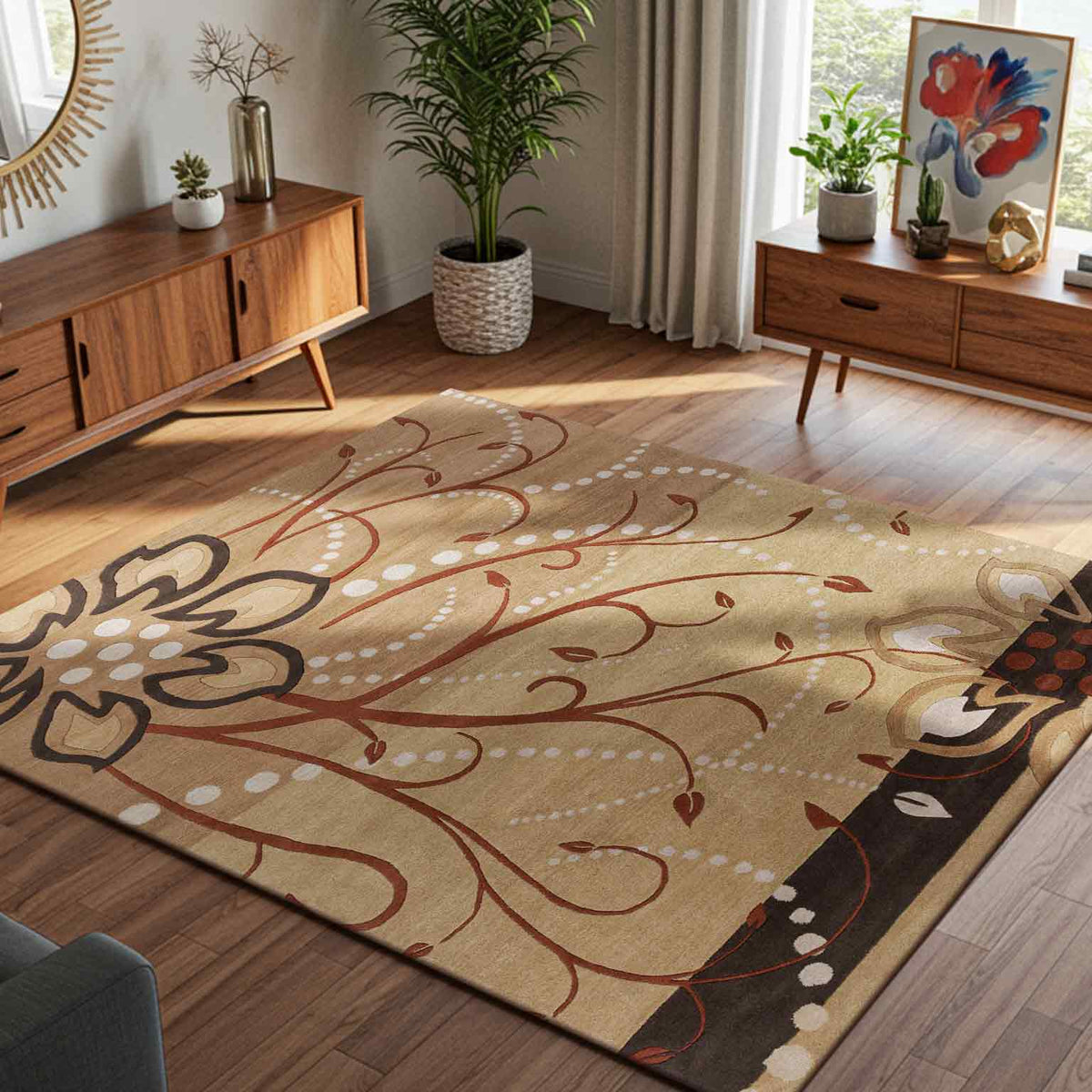 Top Interior Design Trends Featuring Hand Tufted Rugs in 2025