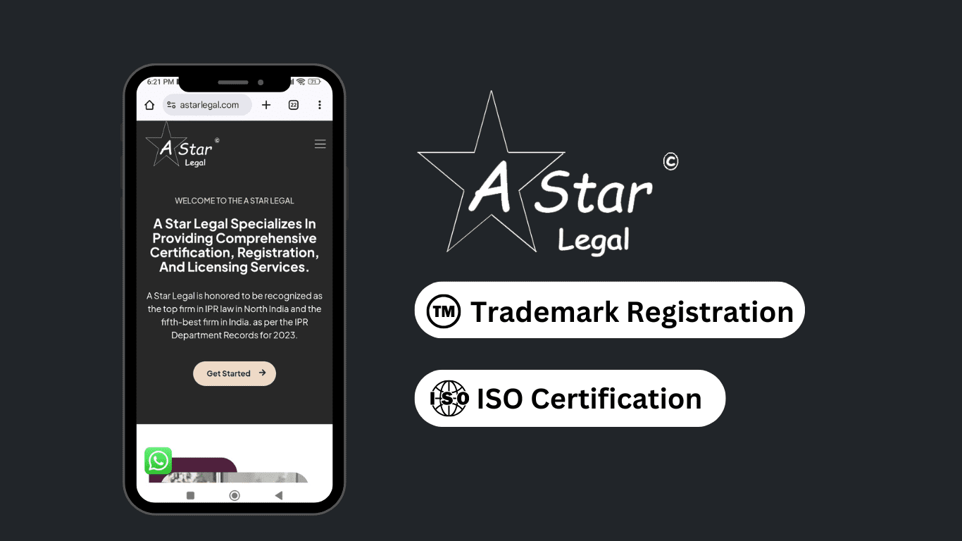 A Star Legal - Trademark Registration & ISO Certification Services