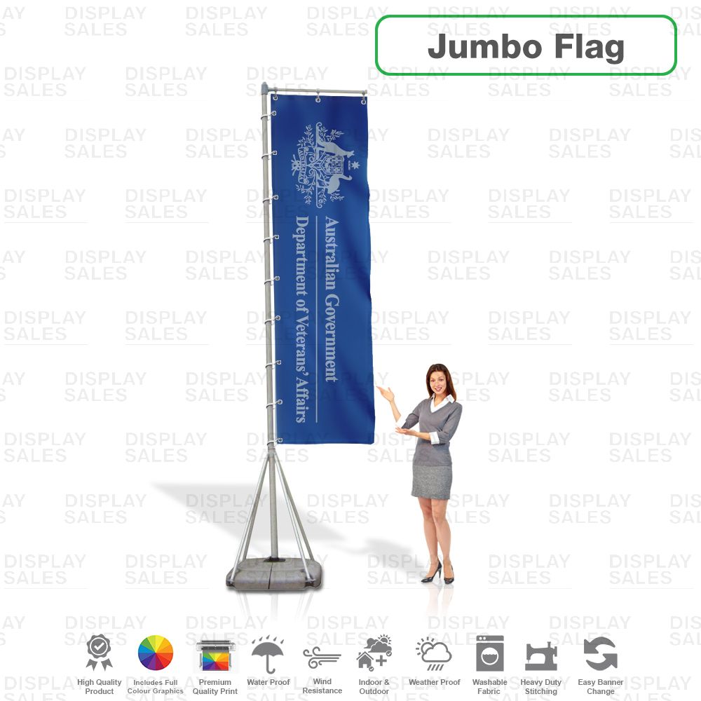 Large Bali Flag Feather – Premium Outdoor Display