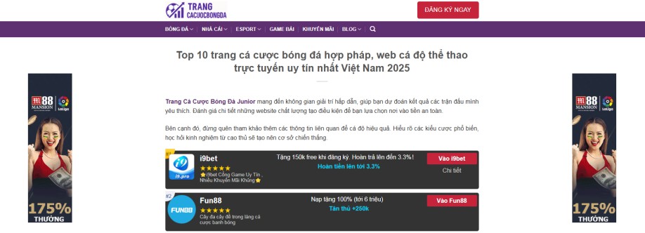 Trang Cá Độ Bóng Đá Junior Cover Image