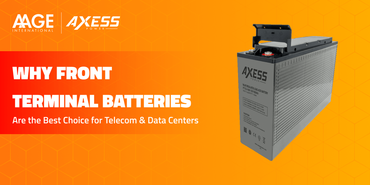 Why Front Terminal Batteries Are the Best Choice for Telecom & Data Centers
