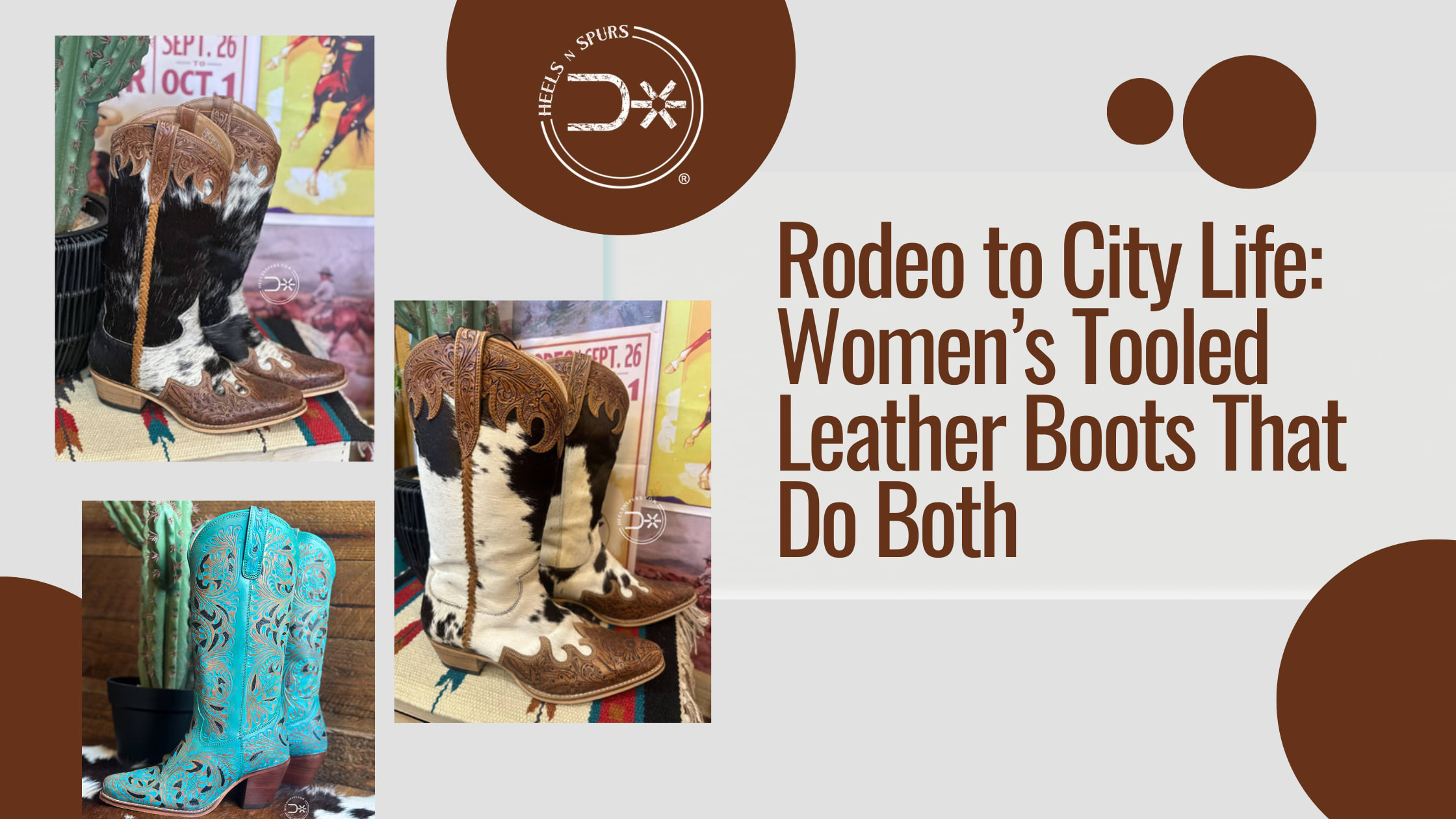 Rodeo to City Life: Women’s Tooled Leather Boots That Do Both | Styled