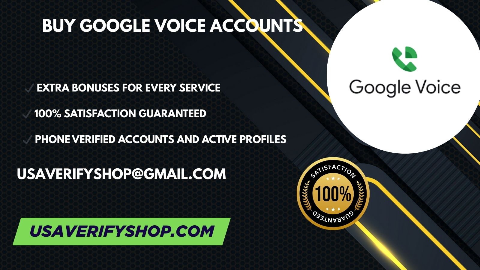 Buy Google Voice Accounts - 100% Safe New & Old Accounts
