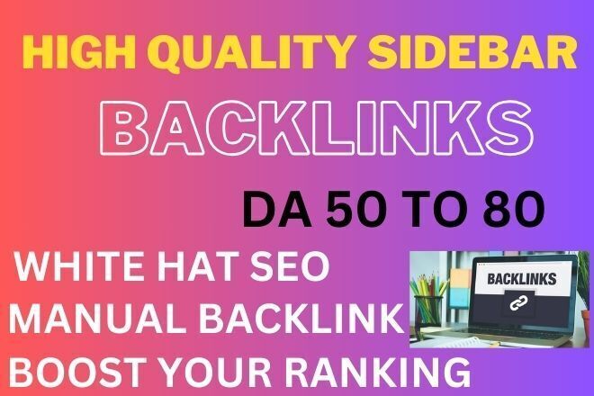 I will Create 30 DR 80 sidebar, Blogroll SEO backlinks for $10, freelancer Amelia Huffer (seo-smm-promo) – Kwork
