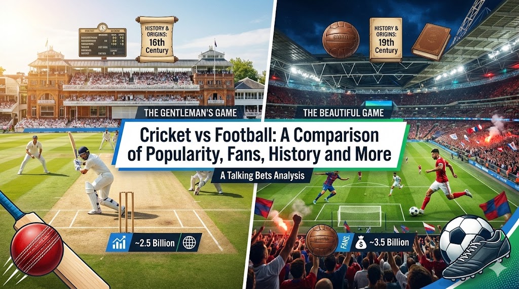Cricket vs Football: A Comparison of Popularity, Fans, History and More – Talking Bets